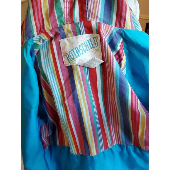 Vintage Rothschild Windbreaker Jacket Girls Medium 10-12 - Picture 10 of 10